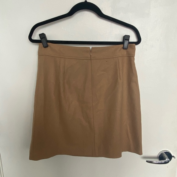 JCrew Factory Tan Wool Miniskirt - Picture 4 of 4